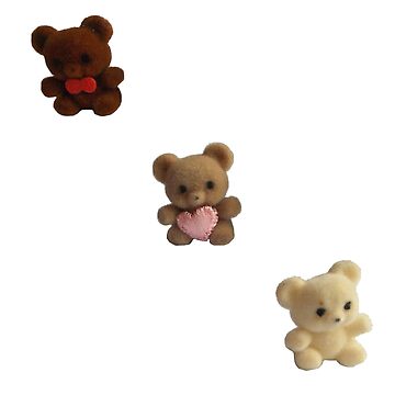 Artwork thumbnail, teddy bear pack by redbubblehannah