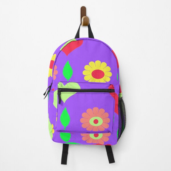 Item preview, Daisy heart allover print purple designed and sold by OakendOriginals.