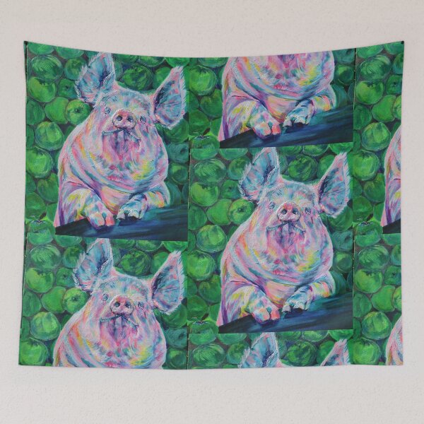 Item preview, Ms Pig chanted 'Eat Greens' designed and sold by Karin McCombe Jones.