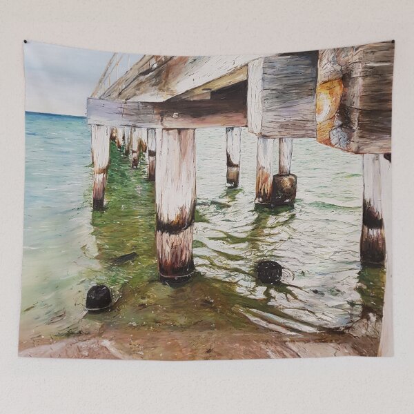 Item preview, Altona Pier designed and sold by ChristineDavisArt.