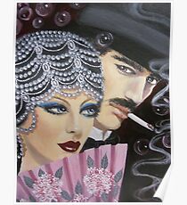 ART DECO COUPLE Poster