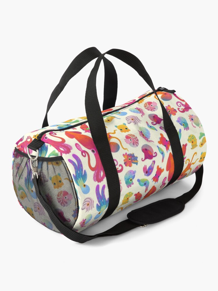 pastel duffle bag