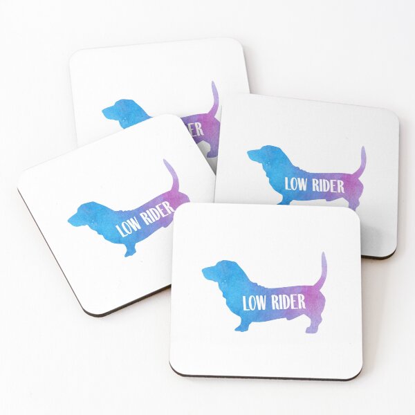 Item preview, Basset Hound - Low Rider Dog designed and sold by RocketPunchSC.