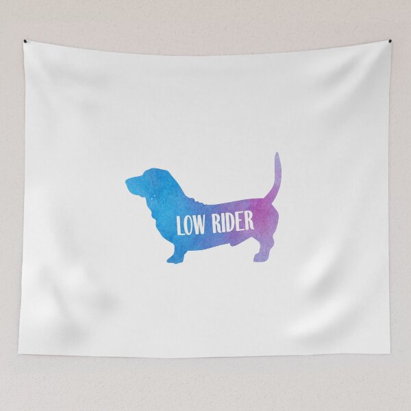 Item preview, Basset Hound - Low Rider Dog designed and sold by RocketPunchSC.