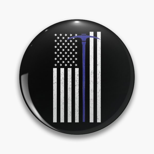 Item preview, Patriot Blue Line Miner designed and sold by livegood.