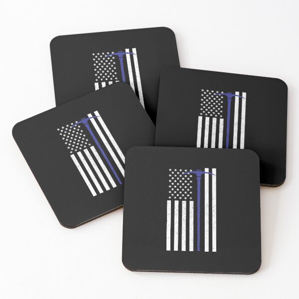 Item preview, Patriot Blue Line Miner designed and sold by livegood.