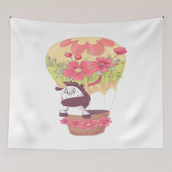 Item preview, Funny Zebra on Balloon: cute fantasy shirt.  designed and sold by fajali master.