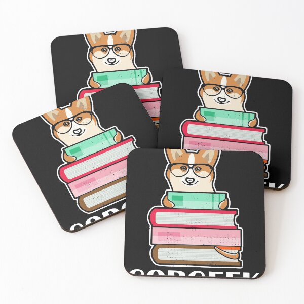 Item preview, Funny Corgi Geek Corgeek Book Lovers Gift design product designed and sold by Lisbob.