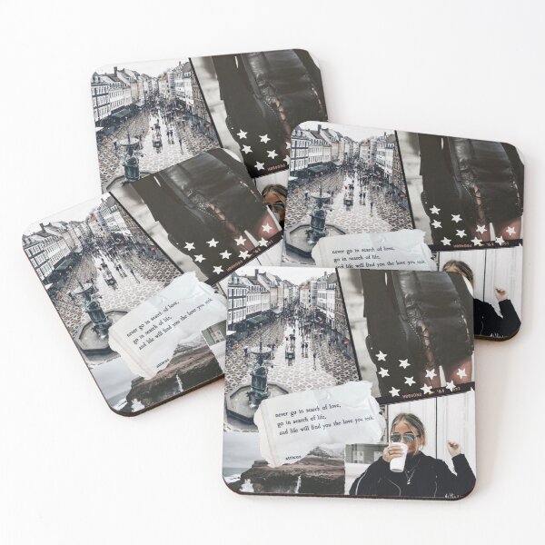 Item preview, Black and white aesthetic collage  designed and sold by cloudy-moon.
