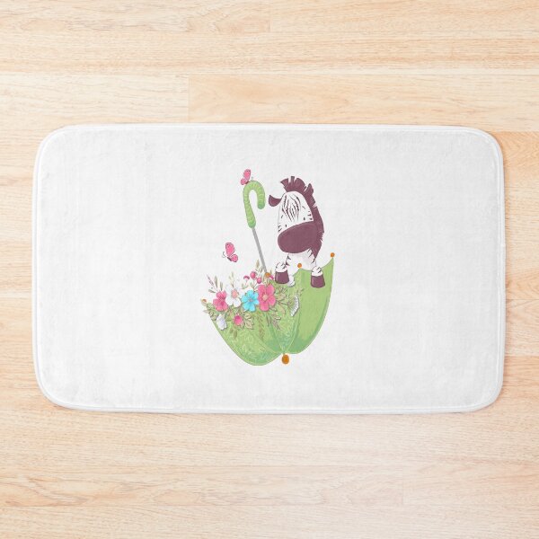 Item preview, The umbrella of the floral Zebra: cute fantasy shirt.  designed and sold by fajali master.