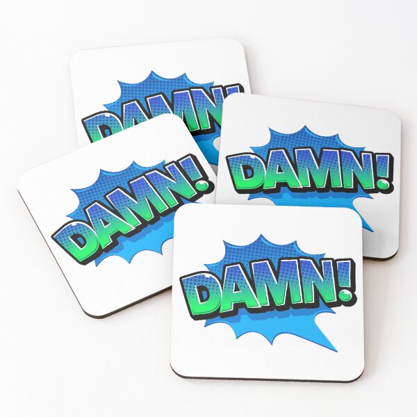 Item preview, Colorful Comic Label Damn designed and sold by Vector Scout Lab.