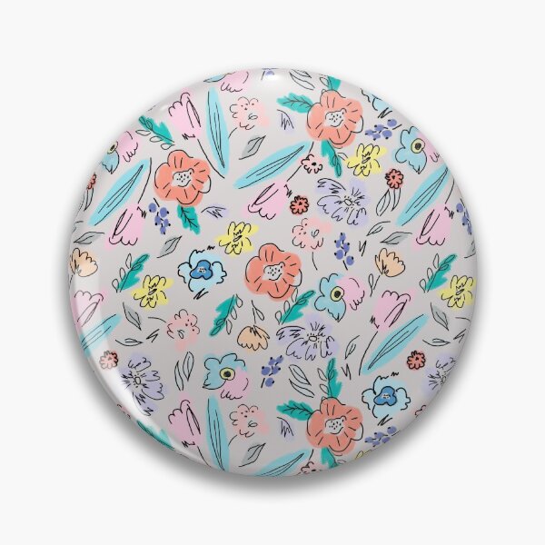 Item preview, chintz flowers designed and sold by AvotArt.