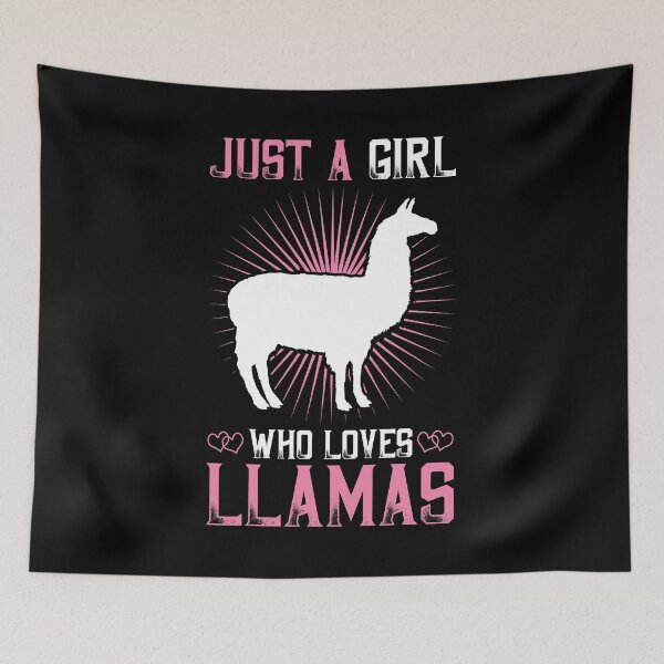 Item preview, Just A Girl Who Loves Llamas For A Teen Girl graphic designed and sold by AYDreamers.