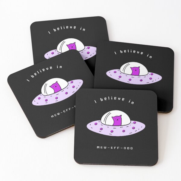 Item preview, I believe in mew-eff-ooo - Funny cat UFO  designed and sold by fahim96.