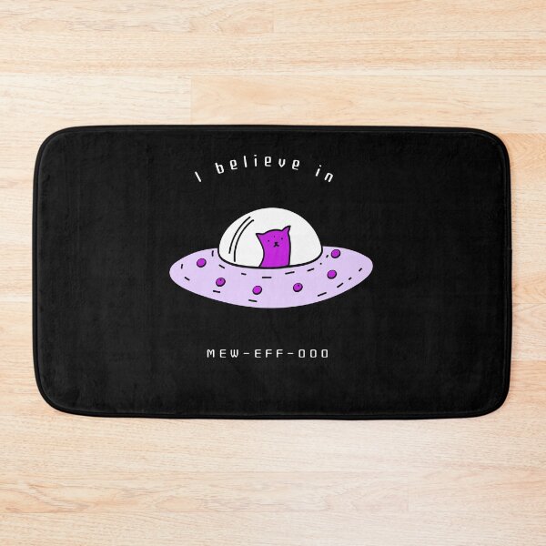 Item preview, I believe in mew-eff-ooo - Funny cat UFO  designed and sold by fahim96.