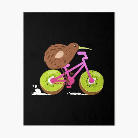 Cycle New Zealand Funny Kiwi on a Bicycle Design Idea design