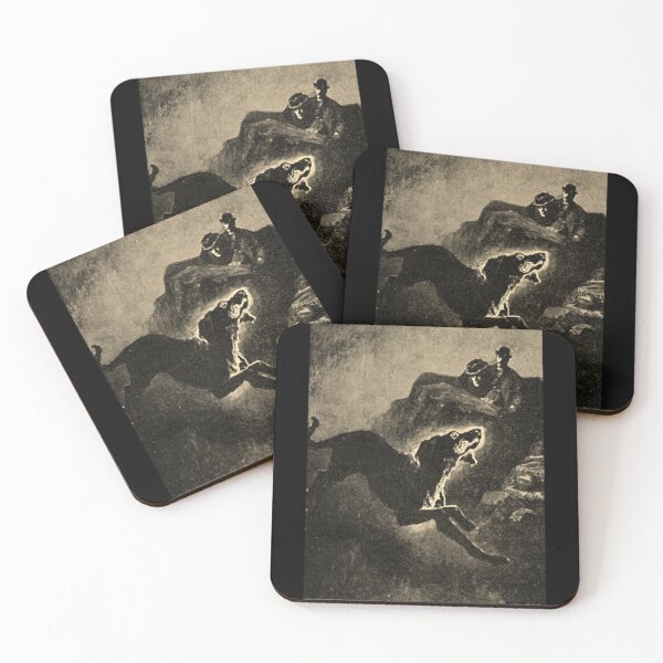 Item preview, Sherlock Holmes - Hound Of The Baskervilles (Vintage Illustration) designed and sold by CrimeLab.