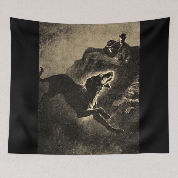 Item preview, Sherlock Holmes - Hound Of The Baskervilles (Vintage Illustration) designed and sold by CrimeLab.