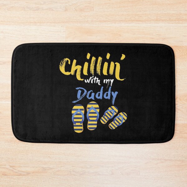 Item preview, Chillin with my daddy yellow slippers designed and sold by redshirtz.
