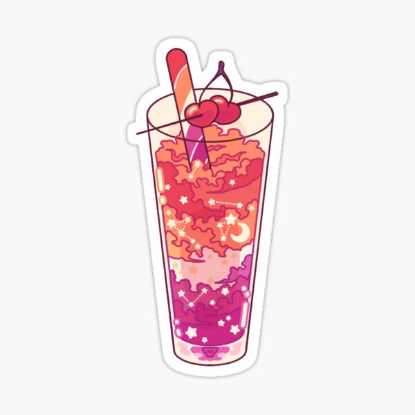 Lesbian cocktail (1/2) Sticker