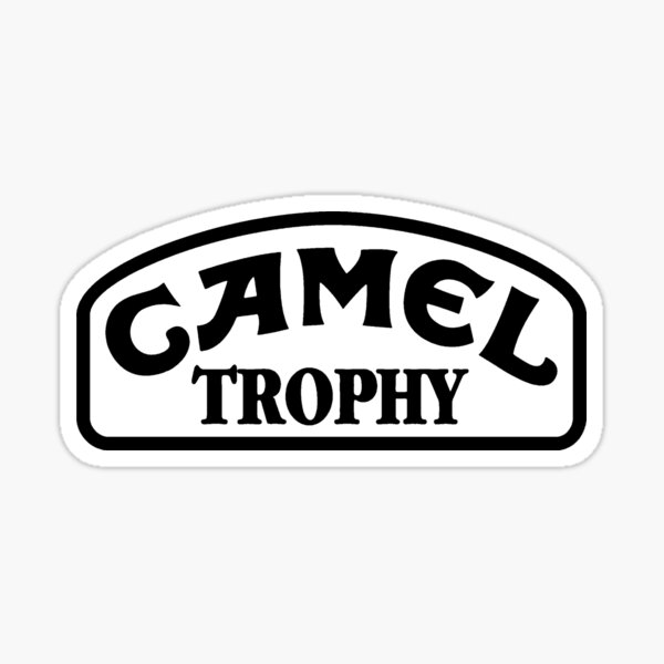 Camel Trophy Noir Sticker
