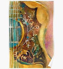 Póster Guitarra Gibson Hummingbird
