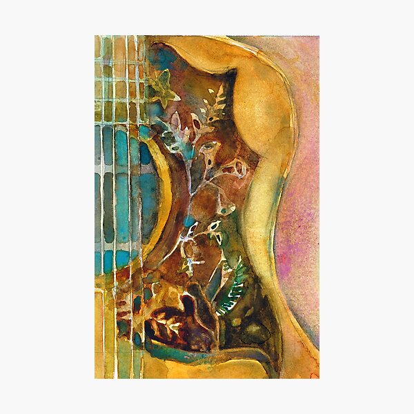 Gibson Hummingbird Guitar Photographic Print