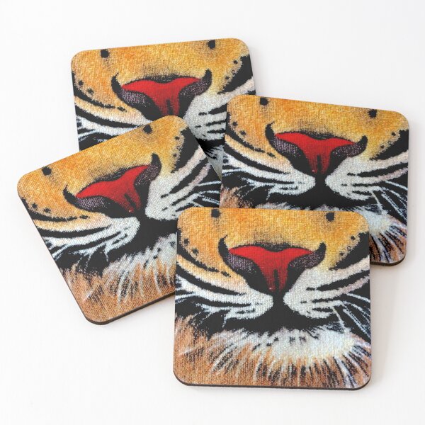 Item preview, Colorful Tiger Mask designed and sold by DivineTiffany.