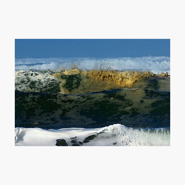 Item preview, Yellow foam in surf designed and sold by AlexCall.