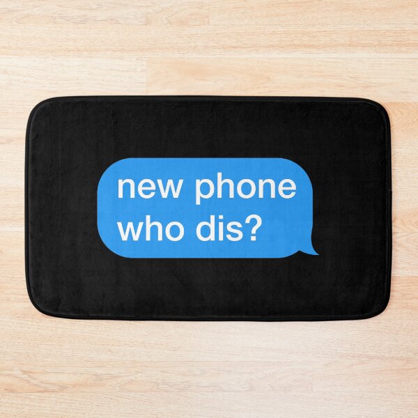 Item preview, Meme Funny new phone who dis Joke Gift designed and sold by SuperFreshArt.