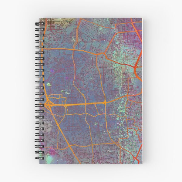 Item preview, Jakarta Indonesia Street Map Urban designed and sold by IvonDesign.