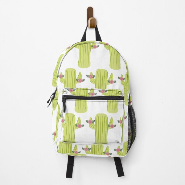 Item preview, Cactus And Flower Pattern Design - White Background designed and sold by Easy Breezy.