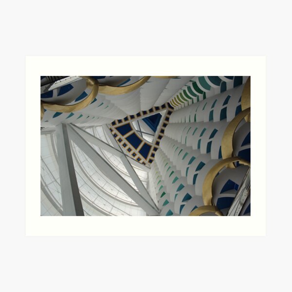 Inside Burj Al Arab - Dubai Art Print