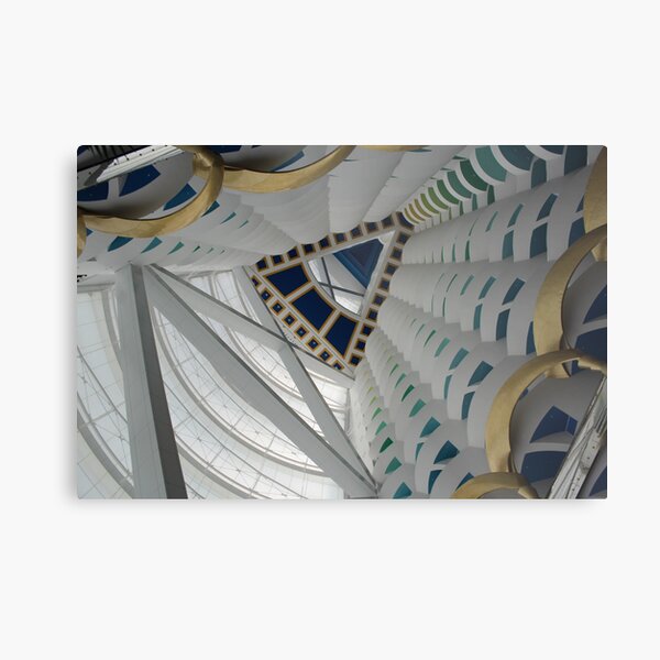 Inside Burj Al Arab - Dubai Metal Print