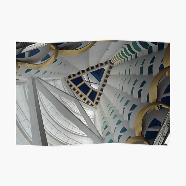 Inside Burj Al Arab - Dubai Poster