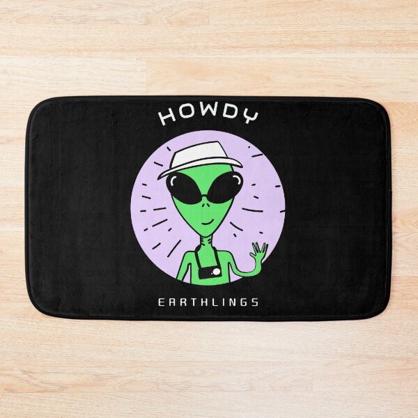 Item preview, Howdy earthlings - funny alien logo designed and sold by fahim96.
