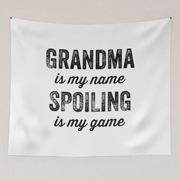 Item preview, Grandma Is My Name Spoiling Is My Game Gift designed and sold by haselshirt.