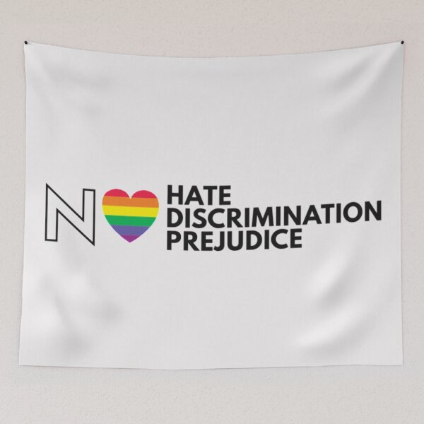 Item preview, #Pride No Hate, No Discrimination, No Prejudice 2 print designed and sold by kirstenovich.