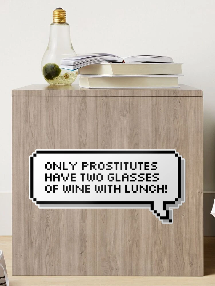  Gilmore Girls Wine Glass Set! Only prostitutes have two glasses  of wine. : Handmade Products