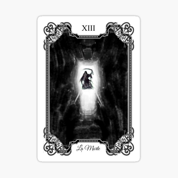 XIII - La Morte (XIII - The Death) Sticker