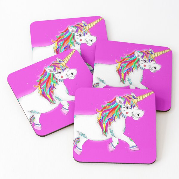 Item preview, Colourful Sparkly Rainbow Unicorn  designed and sold by CMSWorldColour.
