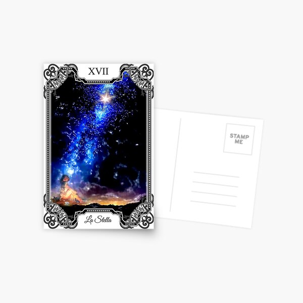 XVII - La Stella (XVII - La estrella) Postal