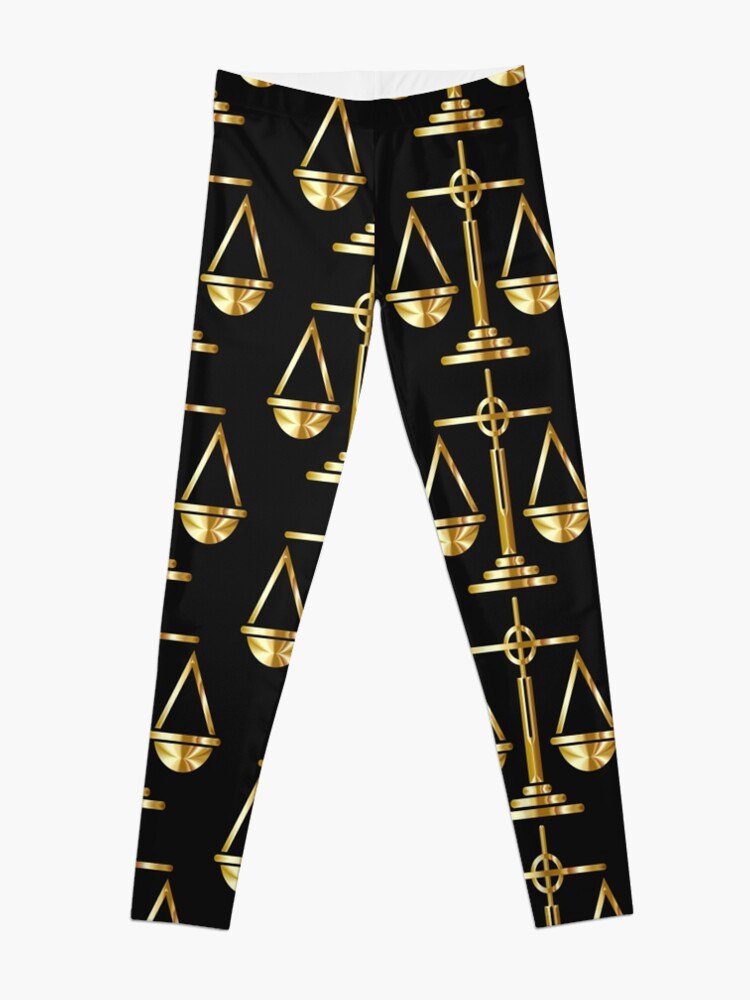 Scales of Justice Leggings for Sale by shaggydawgg