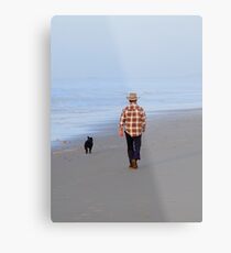 Faithful Walk - Birubi Beach NSW Australia Metal Print