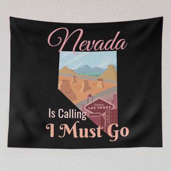 Item preview, Nevada is Calling I Must Go Design designed and sold by Paula Helit.