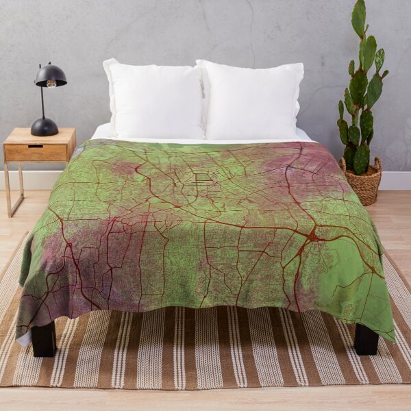 Item preview, Jakarta Indonesia Street Map Green Planet designed and sold by IvonDesign.