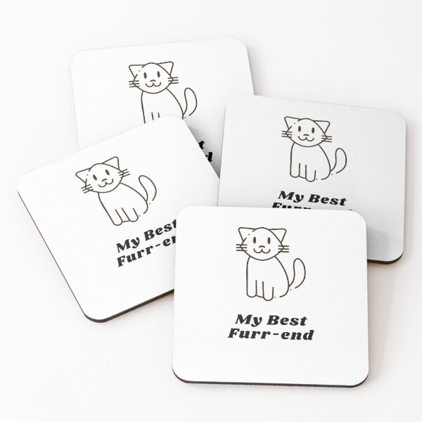 Item preview, my best furr-end, cute cat design designed and sold by nimitkhurana.