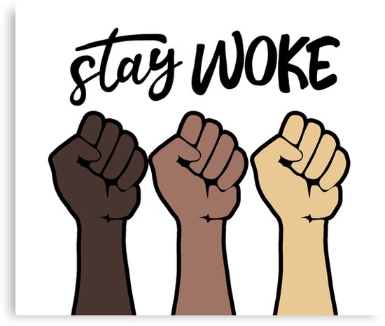 Stay Woke Canvas Print By Valentinahramov Redbubble