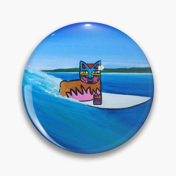 Item preview, Jak Kat surfing Bali designed and sold by carologilvie.