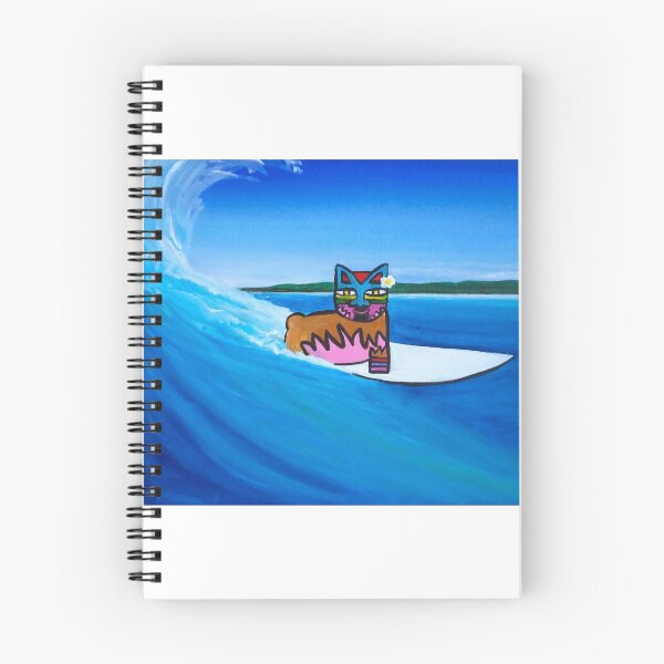 Item preview, Jak Kat surfing Bali designed and sold by carologilvie.